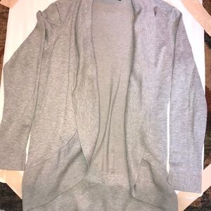 Gray cardigan